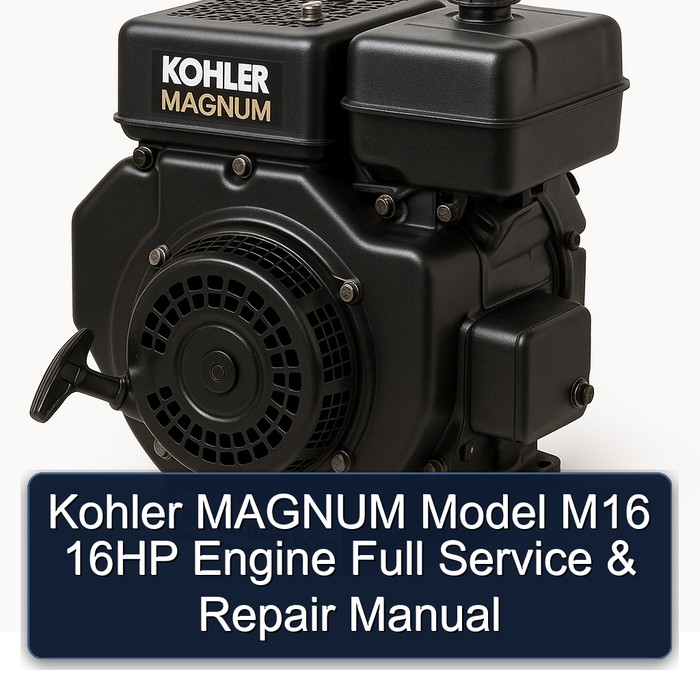 Kohler Magnum Models Model M16 16HP Engine Service Repair Workshop Manual PDF