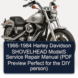 1966-1984 Harley Davidson Model 125 Shovelhead Models ( Preview Perfect DIY Person) Service Repair Workshop Manual PDF