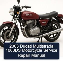 2003 Ducati Multistrada 1000DS Motorcycle Service Repair Workshop Manual PDF