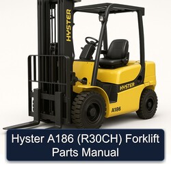 Hyster A186 (R30CH) Forklift Parts Catalog PDF