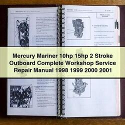 1998-2001 Mercury Mariner 10HP 15HP 2 Stroke Outboard Service Repair Workshop Manual PDF