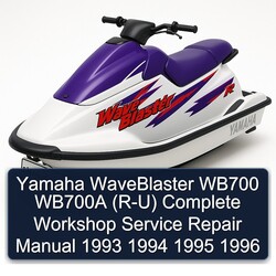 1993-1996 Yamaha Waveblaster WB700 WB700A (R-U) Service Repair Workshop Manual PDF
