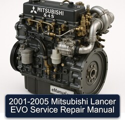 2001-2005 Mitsubishi Lancer EVO Service Repair Workshop Manual PDF