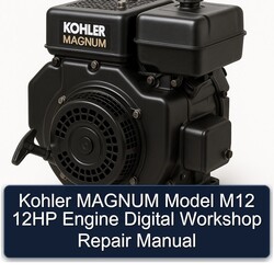 Kohler Magnum Models Model M12 12HP Engine Digital Service Repair Workshop Manual PDF