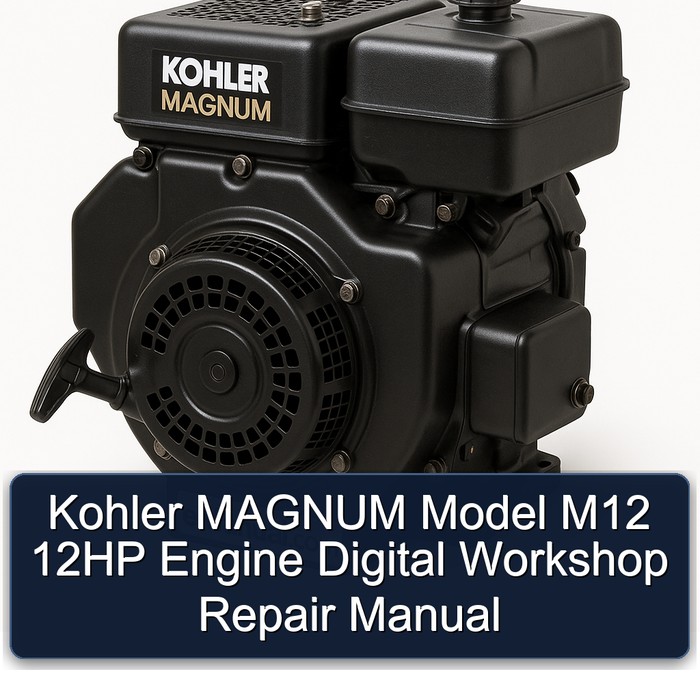 Kohler Magnum Models Model M12 12HP Engine Digital Service Repair Workshop Manual PDF