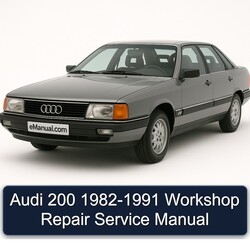 1982-1991 Audi 200 Service Repair Workshop Manual PDF