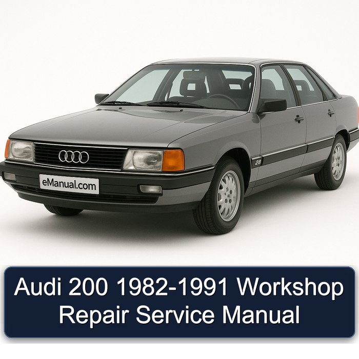 1982-1991 Audi 200 Service Repair Workshop Manual PDF
