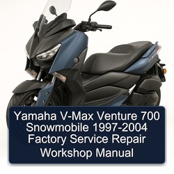 1997-2004 Yamaha V-MAX Venture 700 Snowmobile Service Repair Workshop Manual PDF