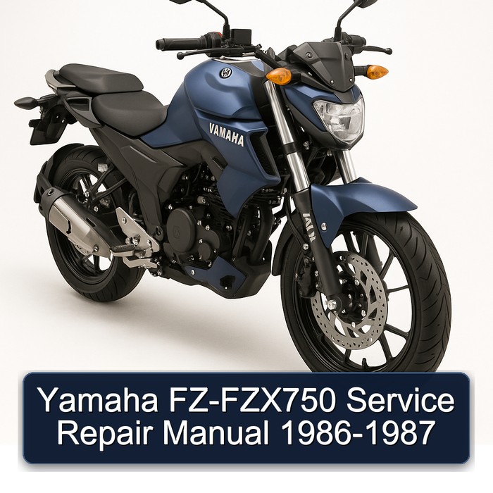 1986-1987 Yamaha FZ Models Fz-fzx750 Service Repair Workshop Manual PDF