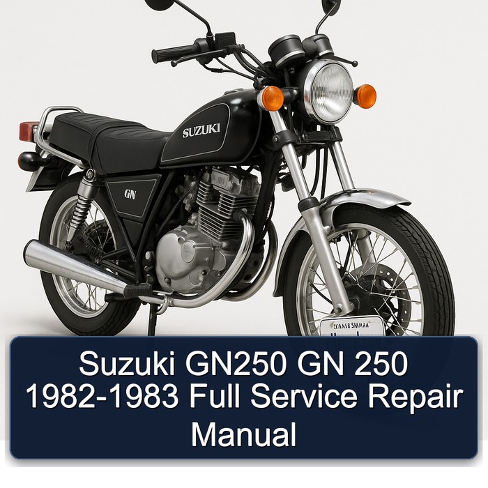 1982-1983 Suzuki GN Series GN250 250 Service Repair Workshop Manual PDF