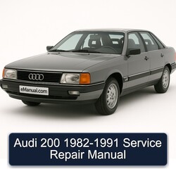 1982-1991 Audi 200 Service Repair Workshop Manual PDF