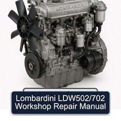 Lombardini LDW Series Ldw502/702 Service Repair Workshop Manual PDF