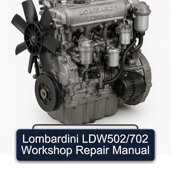 Lombardini LDW Series Ldw502/702 Service Repair Workshop Manual PDF