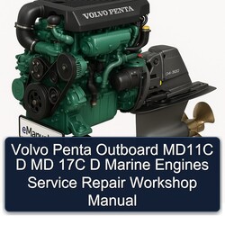 Volvo Penta Outboard MD11C D MD 17C Marine Engines Service Repair Workshop Manual PDF