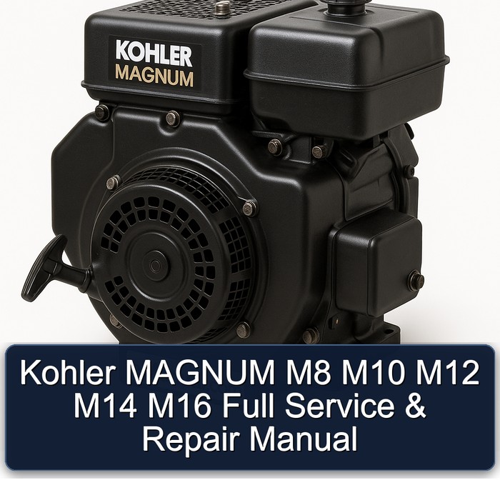 Kohler Magnum Models M8 M10 M12 M14 M16 Service Repair Workshop Manual PDF