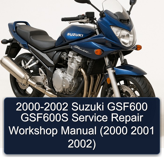 2000-2002 Suzuki GSF Bandit Series GSF600 GSF600S Service Repair Workshop Manual PDF