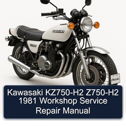 1981 Kawasaki KZ Series KZ750-H2 Z750-H2 Service Repair Workshop Manual PDF