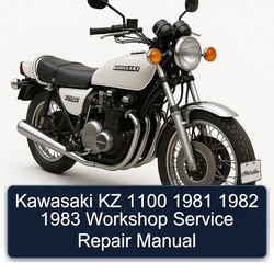 1981-1983 Kawasaki KZ Series 1100 Service Repair Workshop Manual PDF