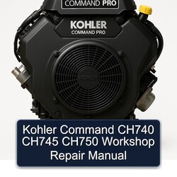 Kohler Command Pro Models CH740 CH745 CH750 Service Repair Workshop Manual PDF
