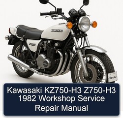 1982 Kawasaki KZ Series KZ750-H3 Z750-H3 Service Repair Workshop Manual PDF