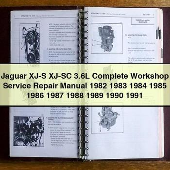 1982-1991 Jaguar XJ S -sc 3.6l Service Repair Workshop Manual PDF