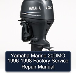 1996-1998 Yamaha Marine 20DMO Service Repair Workshop Manual PDF