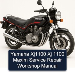 Yamaha XJ Models XJ1100 1100 Maxim Service Repair Workshop Manual PDF
