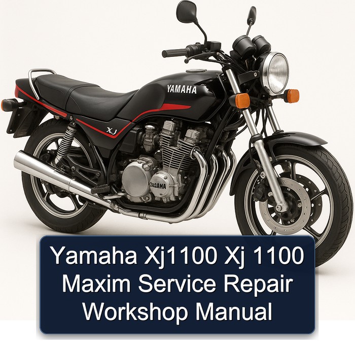 Yamaha XJ Models XJ1100 1100 Maxim Service Repair Workshop Manual PDF