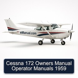1959 Cessna 172 Owners Operator Owner's Manual PDF