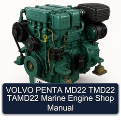 Volvo Penta MD22 TMD22 Tamd22 Marine Engine Shop Service Repair Workshop Manual PDF
