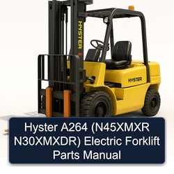 Hyster A264 (n45xmxr N30xmxdr) Electric Forklift Parts Catalog PDF