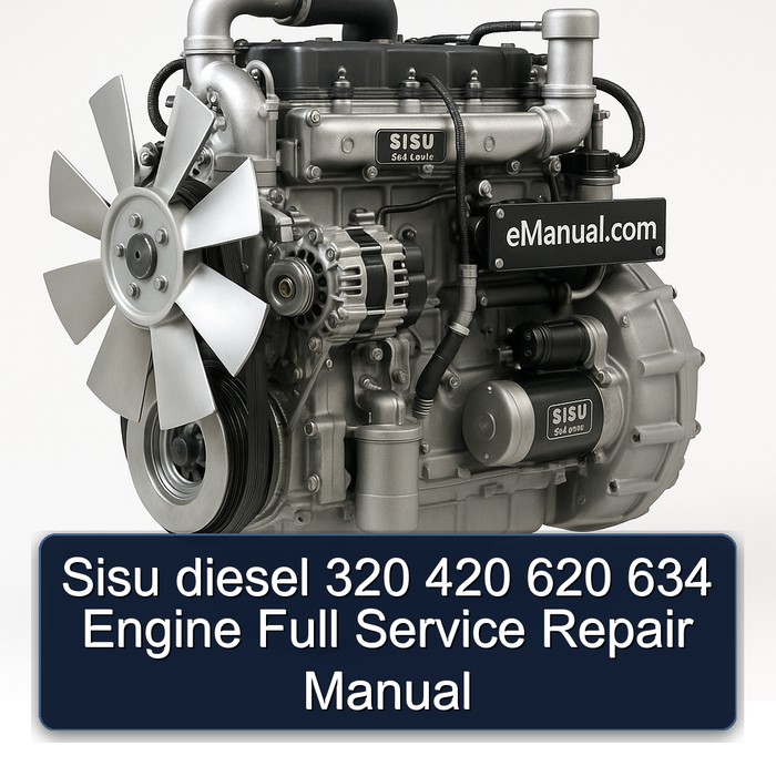 Sisu 634 Series Diesel 320 420 620 Engine Service Repair Workshop Manual PDF