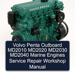 Volvo Penta Outboard MD2010 MD2020 MD2030 MD2040 Marine Engines Service Repair Workshop Manual PDF