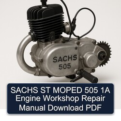 Sachs 505 ST Moped 1A Engine Service Repair Workshop Manual PDF
