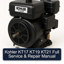 Kohler K Series KT17 KT19 KT21 Service Repair Workshop Manual PDF
