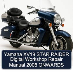 2008 Yamaha Royal Star Venture XV19 Raider Digital Onwards Service Repair Workshop Manual PDF