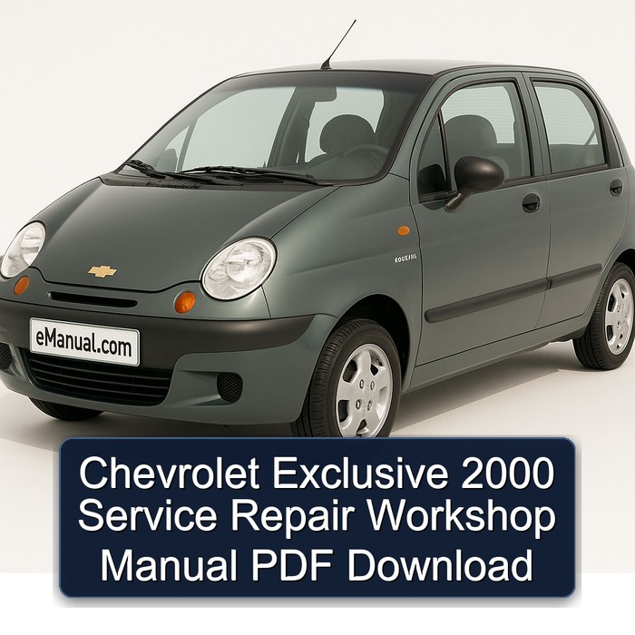 2000 Chevrolet Exclusive Service Repair Workshop Manual PDF