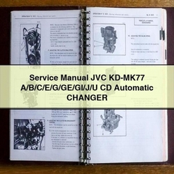 JVC KD-MK77 /b/c/e/g/ge/gi/j/u CD Automatic Changer Service Repair Workshop Manual PDF