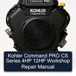 Kohler Command Pro Models CS Series 4HP 12HP Service Repair Workshop Manual PDF