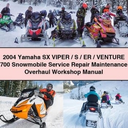 2004 Yamaha SX Viper / S ER Venture 700 Snowmobile Maintenance Overhaul Service Repair Workshop Manual PDF