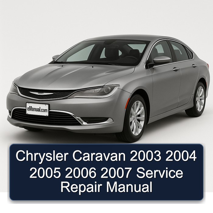 2003-2007 Chrysler Caravan Service Repair Workshop Manual PDF