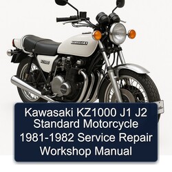 1981-1982 Kawasaki KZ Series KZ1000 J1 J2 Standard Motorcycle Service Repair Workshop Manual PDF