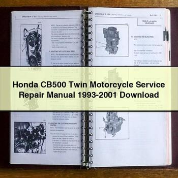 1993-2001 Honda CB Series CB500 Twin Motorcycle Service Repair Workshop Manual PDF