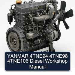 Yanmar 4 TNE Series 4tne94 4tne98 4tne106 Diesel Service Repair Workshop Manual PDF
