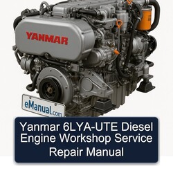 Yanmar 6LYA-UTE Diesel Engine Service Repair Workshop Manual PDF