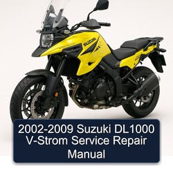 2002-2009 Suzuki V Storm Models DL1000 V-STROM Service Repair Workshop Manual PDF