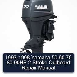 1993-1998 Yamaha 50 60 70 80 90HP 2 Stroke Outboard Service Repair Workshop Manual PDF