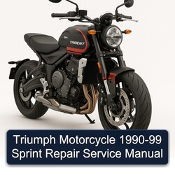 1990-1999 Triumph Sprint Motorcycle Service Repair Workshop Manual PDF