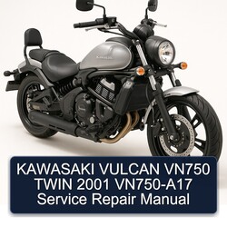 2001 Kawasaki Vulcan VN750 Twin VN750-A17 Service Repair Workshop Manual PDF