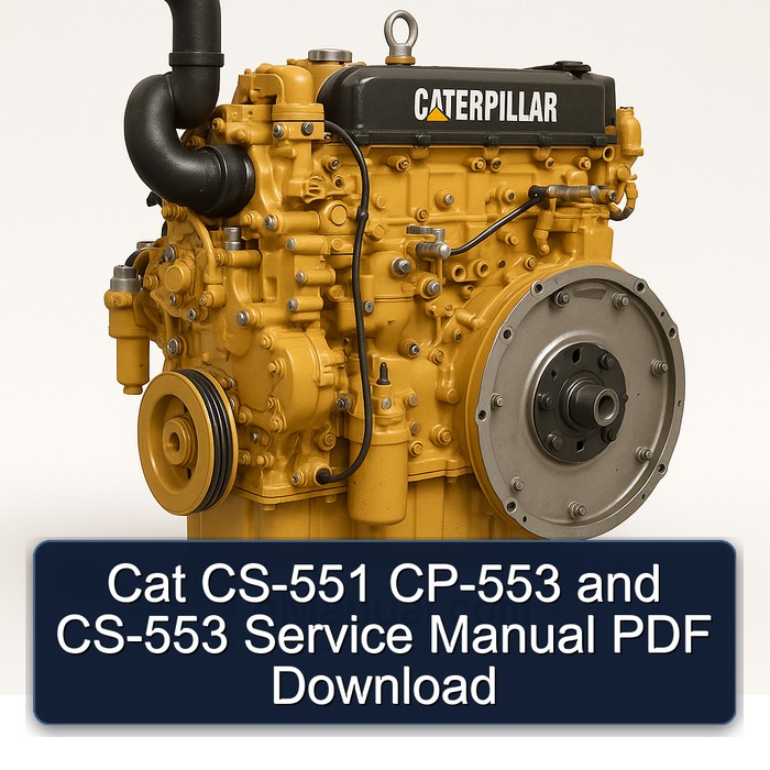 Caterpillar CS 551 CP 553 CAT CS-551 CP-553 CS-553 Service Repair Workshop Manual PDF